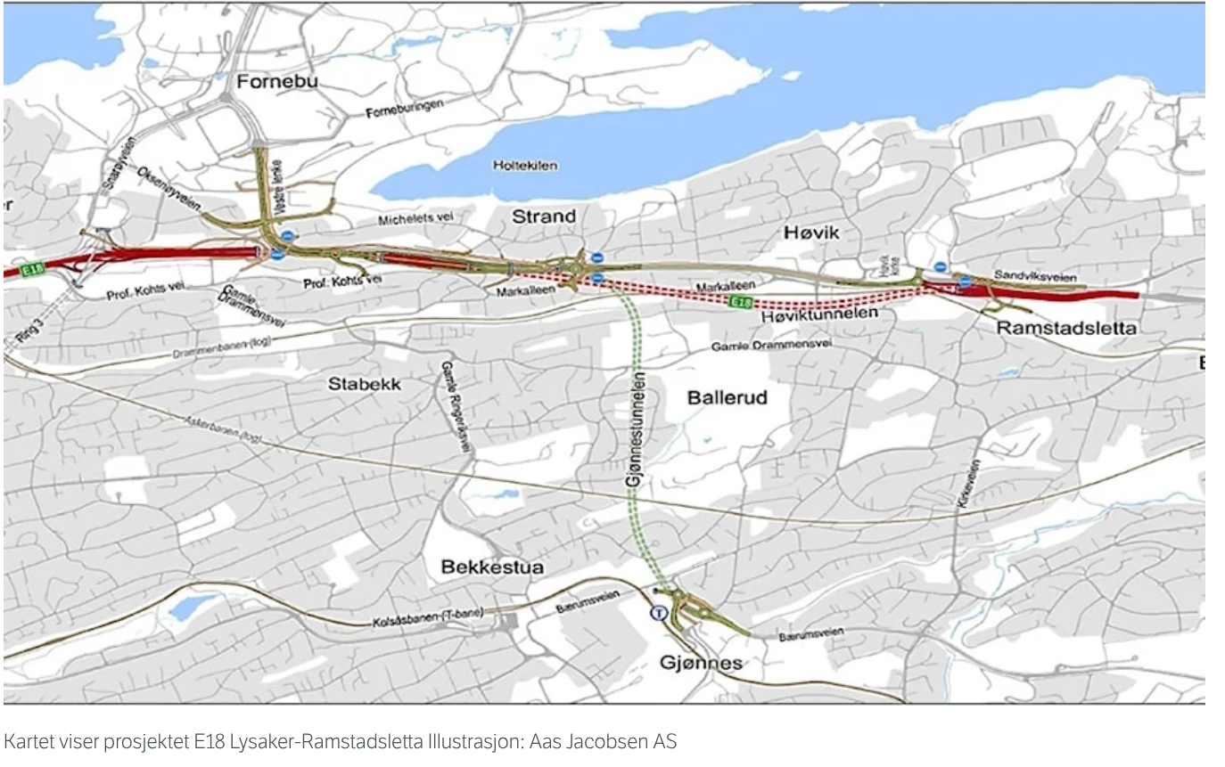 Artikkelbilde til artikkelen E18